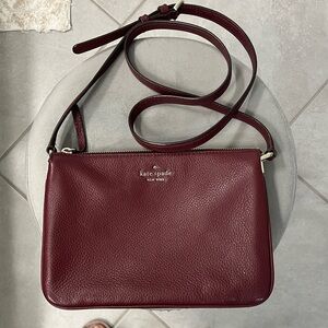 kate spade Mulberry Leather Clutch